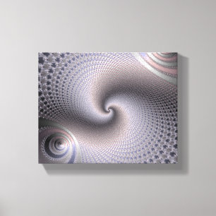 Toile Spirales sans fin - Art Fractal