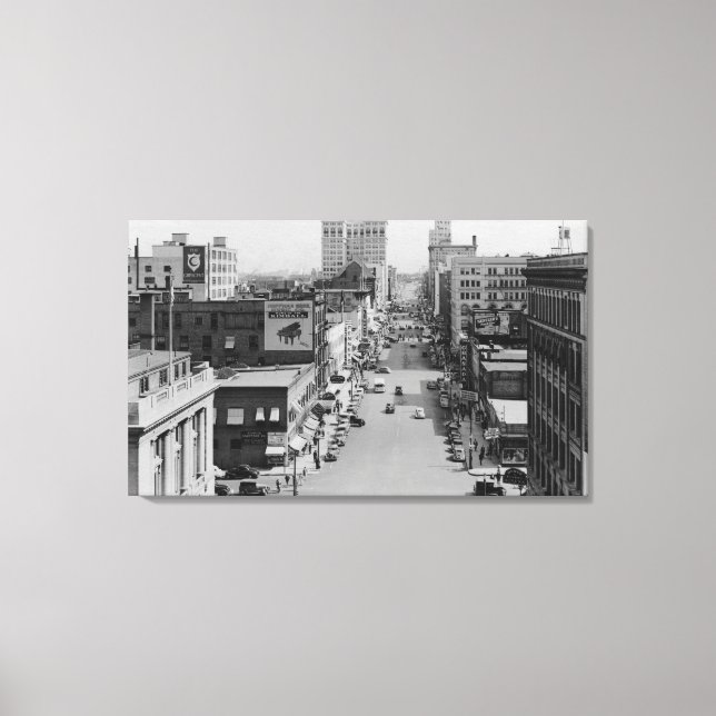 Toile Spokane, Washington - Riverside Avenue (Recto)