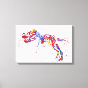 Toile Squelette T Rex