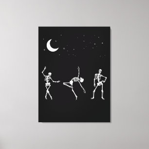 Toile Squelettes dansants