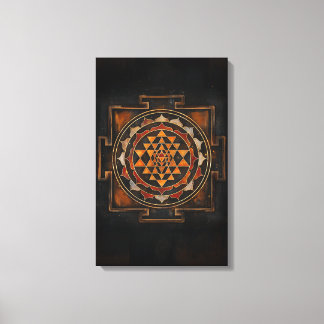 Toile Sri Chakra Canvas Wall Art
