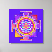 Sri Yantra - Symbole hindouiste Design 1