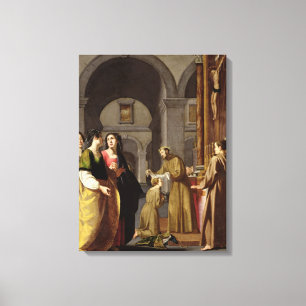 Toile St. Clare reçoit le voile de St. Francis