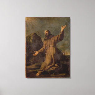 Toile St Francis recevant les stigmates