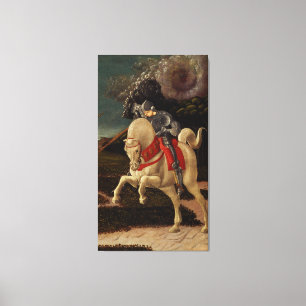 Toile St George et le dragon (détail), c.1470