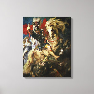 Toile St. George et le Dragon, vers 1606