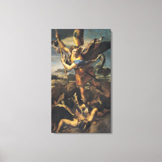 Toile St. Michael écrasant le démon, 1518