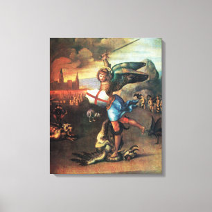 Toile St MICHAEL ET LE DRAGON