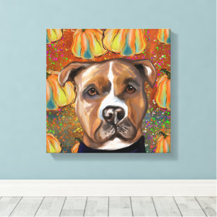 TOILE STAFFORDSHIRE TERRIER AMÉRICAIN
