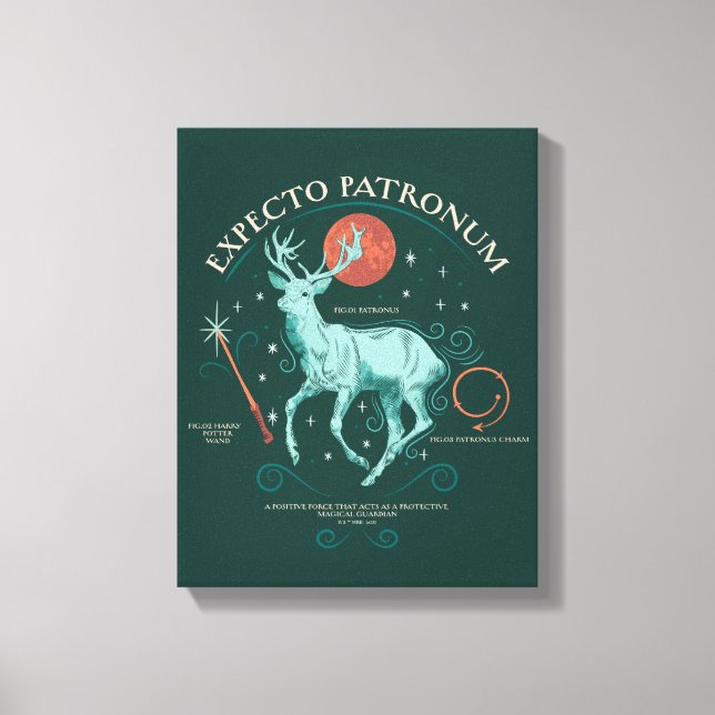 Toile Stag Expecto Patronum Graphic (Recto)