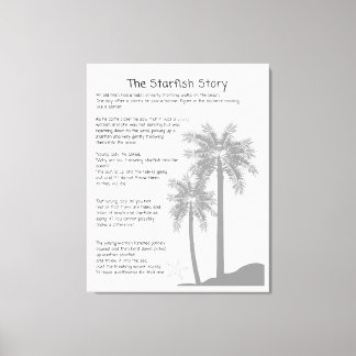 Toile Starfish Story, Starfish Throver, Starfish Poem