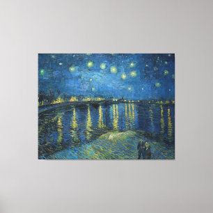 Toile Starry Night Over the Rhone (1888) Vincent van Gog