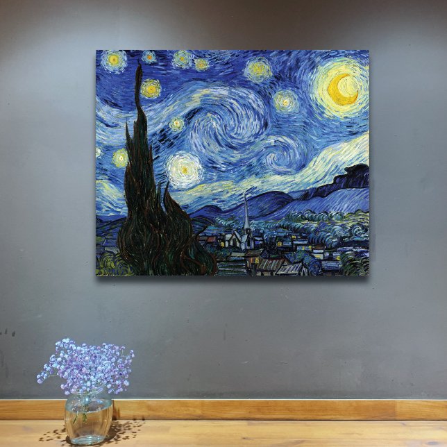 Toile Starry Night Sky Vincent van Gogh (Créateur téléchargé)