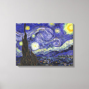 Toile Starry Night, Vincent Van Gogh.