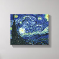 Starry Night Vincent van Gogh Peinture Vintage Art