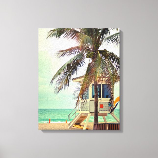 Toile Station de sauvetage |Floride (Recto)