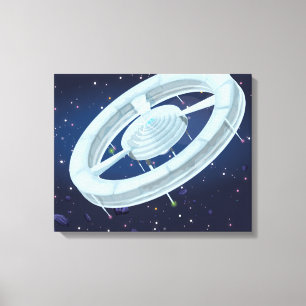 Toile Station spatiale