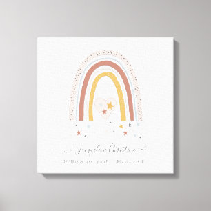 Toile Statistiques de naissance des filles de l'arc-en-c