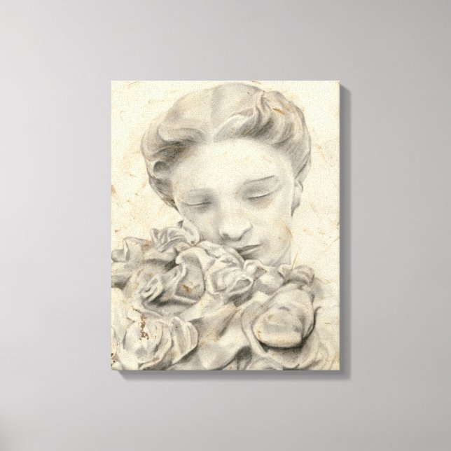 Toile Statue dans le Jardin I (Recto)