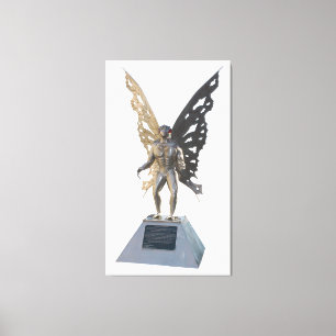 Toile Statue de Mothman from Point Pleasant Virginie-Occ