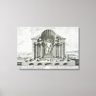 Toile Statue de Zeus Olympien, fait par Phidias en or a