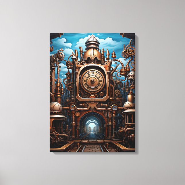 Toile Steampunk Art Canvas (Recto)