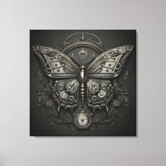 Toile Steampunk Serenity - Butterfly Digital Art