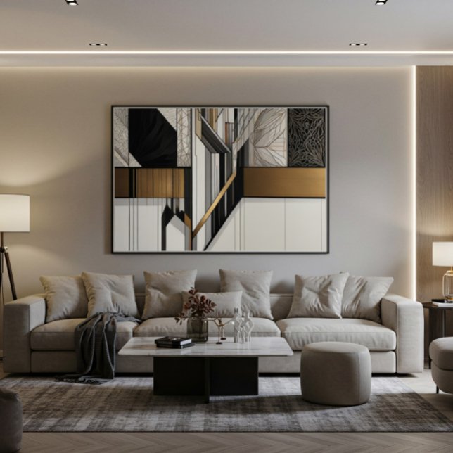 Toile Steel Leaves (Créateur téléchargé)