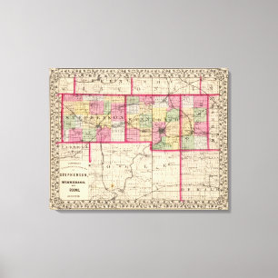 Toile Stephenson, Winnebago, comtés de Boone