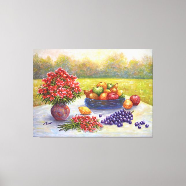 Toile Still Life (peinture à l'huile originale) (Recto)