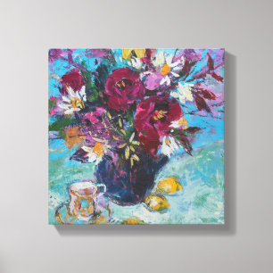 Toile Still Life with Tea Cup 2013