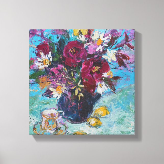 Toile Still Life with Tea Cup 2013 (Recto)