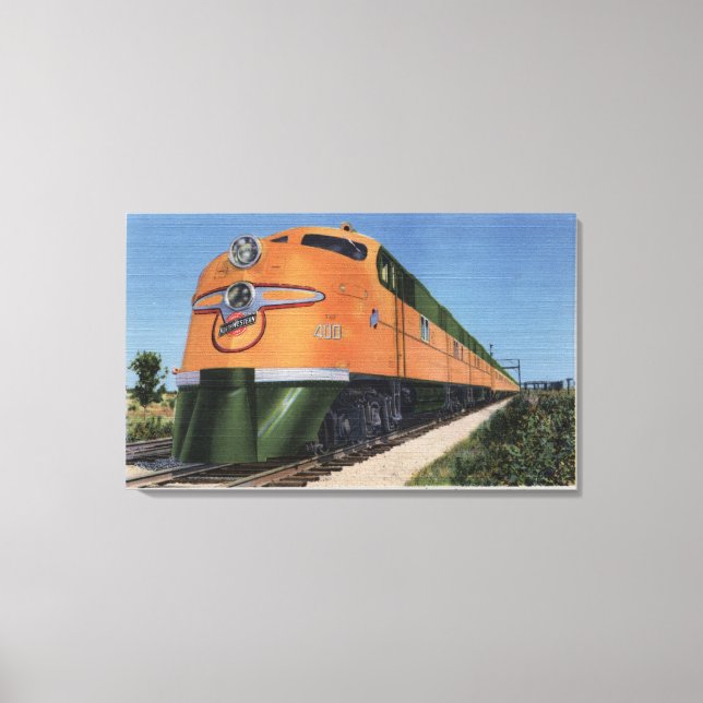 Toile Streamliner "400" à Milwaukee (Recto)