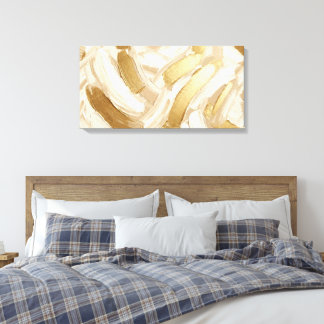 Toile Stretched Canvas Print Abstract Brushstrokes