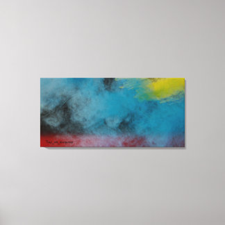 Toile Stretched Canvas Print  Space smoke 