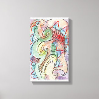 Toile Stunning digital abstract painting 2 by RRW