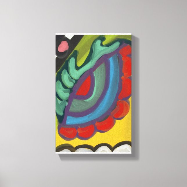 Toile Stunning digital abstract painting 3 by RRW (Recto)