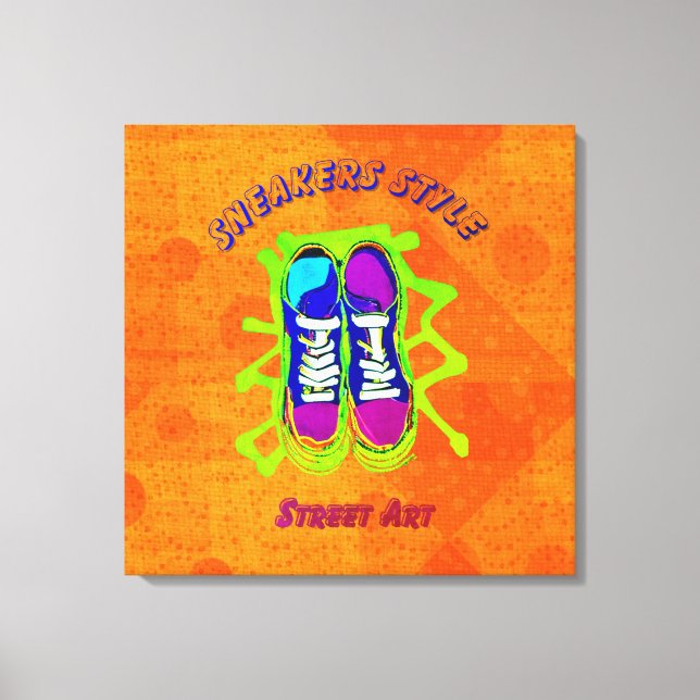 Toile Style urbain : Street Art Stretted Canvas Print (Recto)