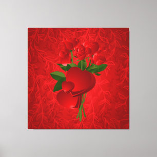 Toile Subliminal Roses Enveloppée