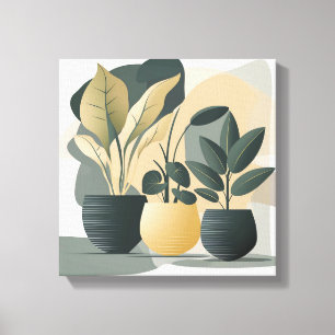 Toile Succulents serènes