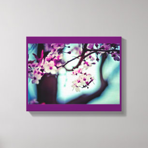Toile Succursale en fleurs de cerisier