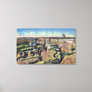 Toile Sud de l'Idaho - Célèbre ferme en Saumon