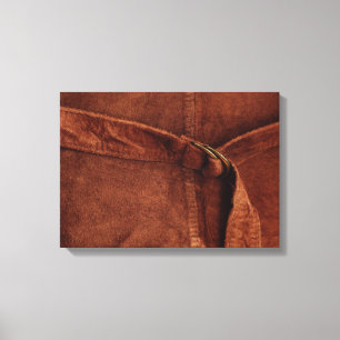 Toile Suède Brown Avec Sangle Et Boucle