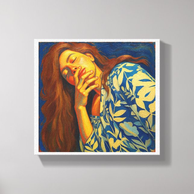 Toile “Sueño en Azul” – Lienzo decorativo (Recto)