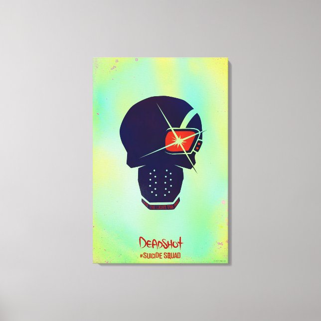 Toile Suicide Squad | Deadshot Head Icon (Recto)