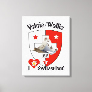 Toile Suisse Switzerland Wallis