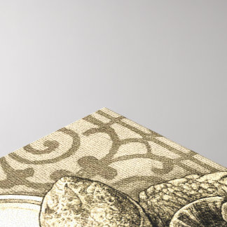 Toile Sulcata Tortoise Art Nouveau Ink Sepia drawing