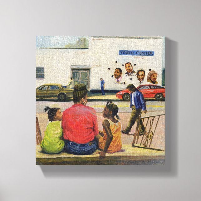 Toile Summer City Stoop 2000 (Recto)