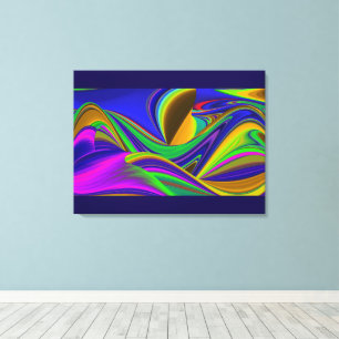 Toile Summerrainbow, Rainbowart 3D Abstrait