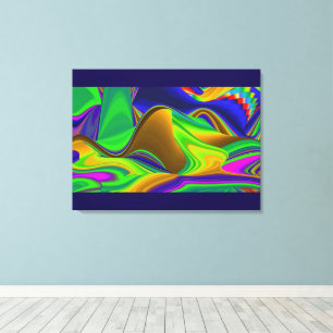 Toile Summerrainbow, Rainbowart 3D Abstrait